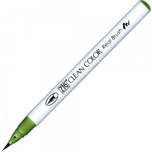 Caneta Zig Clean Color Real Brush Kuretake 411 Cactos Green