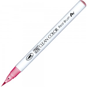 Caneta Zig Clean Color Real Brush Kuretake 213 Cherry Pink