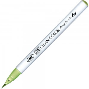 Caneta Zig Clean Color Real Brush Kuretake 407 Grass Green