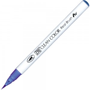 Caneta Zig Clean Color Real Brush Kuretake 316 Iris Blue