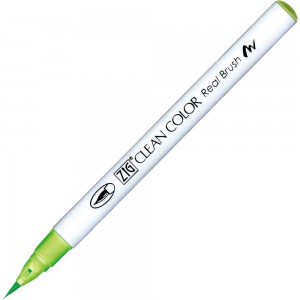Caneta Zig Clean Color Real Brush Kuretake 409 Lime Green