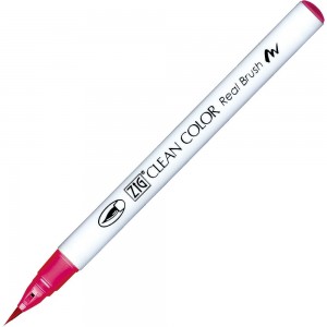 Caneta Zig Clean Color Real Brush Kuretake 212 Magenta Pink
