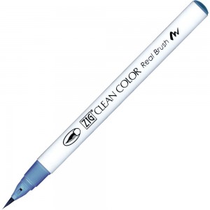 Caneta Zig Clean Color Real Brush Kuretake 312 Overcast Blue