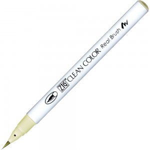 Caneta Zig Clean Color Real Brush Kuretake 506 Pale Lemon