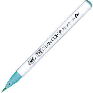 Caneta Zig Clean Color Real Brush Kuretake 416 Sea Green