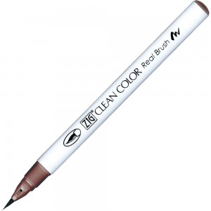 Caneta Zig Clean Color Real Brush Kuretake 605 Sepia