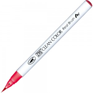 Caneta Zig Clean Color Real Brush Kuretake 210 Strawberry Red