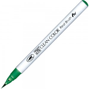 Caneta Zig Clean Color Real Brush Kuretake 413 Summer Green