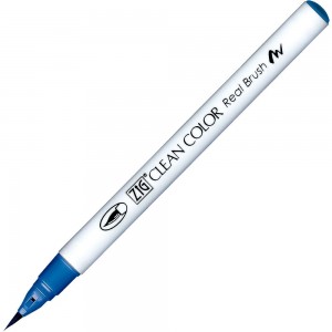 Caneta Zig Clean Color Real Brush Kuretake 314 True Blue