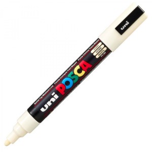 Caneta Posca Uni Ball PC-5M Marfim
