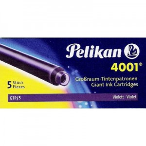 Cartucho Para Caneta Tinteiro Pelikan GTP/5 Violeta