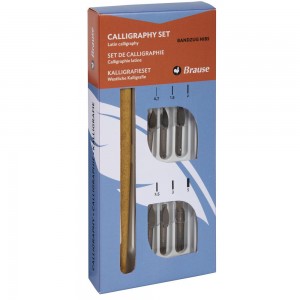 Kit Caligráfico Brause 1 Cabo e 6 Penas Bandzug