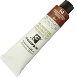 Tinta a Óleo Corfix 120ml 063 Terra Siena Queimada G1