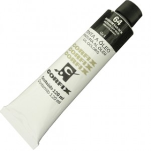 Tinta a Óleo Corfix 120ml 064 Marrom Van Dick G1