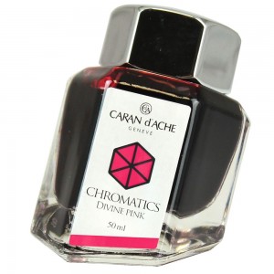 Tinta Para Caneta Tinteiro Caran d'Ache Chromatics Divine Pink 50ml