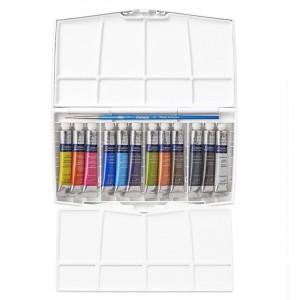 Estojo Tinta Aquarela em Tubo Cotman Winsor & Newton 
