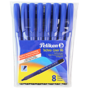 Estojo de Caneta Nanquim Descartável Pelikan 08 Canetas
