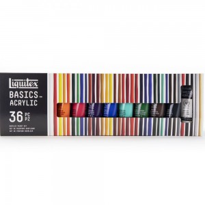 Estojo Tinta Acrílica Liquitex Basics 22ml 36 Cores