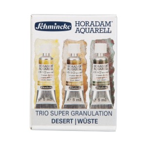 Kit Aquarela Profissional Schmincke Horadam Super Granulation c/3 5ml Desert