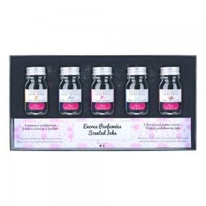 Estojo Tinta Caligrafia Herbin Edição Perfumadas C/5 Cores