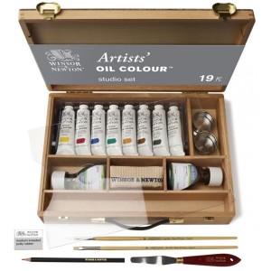 Estojo de Tinta Óleo Winsor & Newton Profissional 