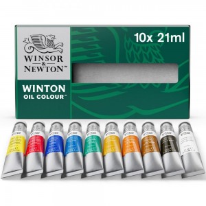Estojo Winton Tinta Óleo 10 Unidades 21ml Winsor & Newton