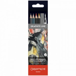 Estojo de Desenho Water Soluble Caran D’Ache Multi-Tecnicas