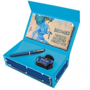 Caneta Tinteiro Pelikan M120 Iconic Blue Pena M 