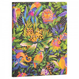 Sketchbook Paperblanks Jungle Song Ultra Capa Flexível