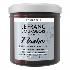 Tinta Flashe Sepia Brown 107 S1 Lefranc Bourgeois 125ml