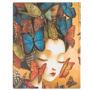 Paperblanks Madame Butterfly Ultra Sem Pauta Capa Flexível