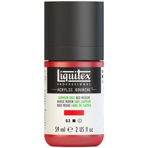 Tinta Guache Acrílica Liquitex 59ml S2 894 Cadmium Free Red Medium