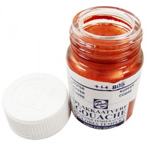 Tinta Guache Talens Para Caligrafia 805 Copper 16ml