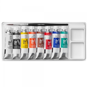 Tinta Guache Caran D'Ache Studio 8 Cores Tubos