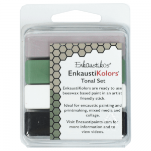 Kit Encáustica Hot Sticks 4 Cores Tonais 