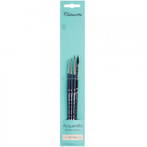 Kit de Pincéis Tintoretto para Aquarela Dettagli