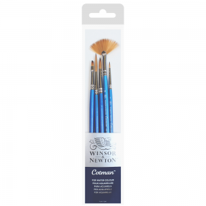 Kit de Pincéis Winsor & Newton Cotman 5 Pincéis