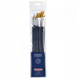 Kit de Pincéis Lefranc & Bourgeois 06 Unidades 300235
