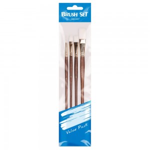 Kit de Pincel para Pintura Artística Sinoart C/4 SFB0274 
