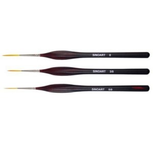 Kit Pincel Liner Sinoart Completo