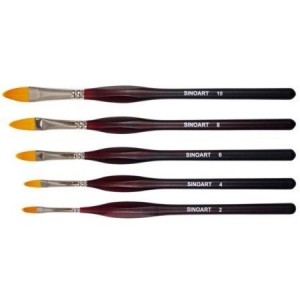 Kit Pincel Língua de Gato Sinoart Completo