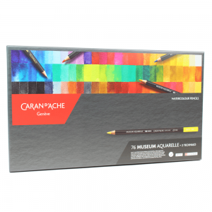 Lápis Aquarelável Caran d'Ache Museum 76 Cores