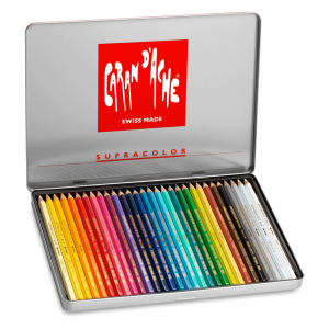 Lápis Aquarelável Caran D’Ache Supracolor 30 Cores