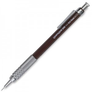 Lapiseira Pentel GraphGear 500 0.3mm Marrom