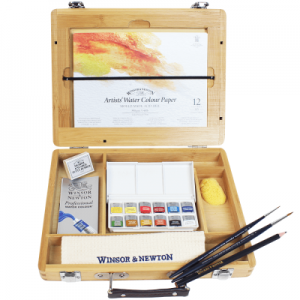 Estojo Tinta Aquarela Winsor & Newton Profissional Pastilha C/21