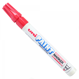 Marcador Paint Marker Uni PX-20 Vermelha