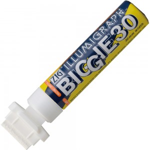 Marcador Zig Illumigraph Biggie 30 White Kuretake