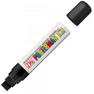 Marcador Zig Posterman Kuretake Black PMA-120