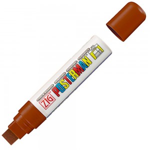 Marcador Zig Posterman Kuretake Brown PMA-120