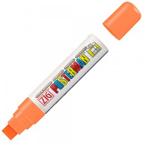 Marcador Zig Posterman Kuretake Fluorescent Orange PMA-120